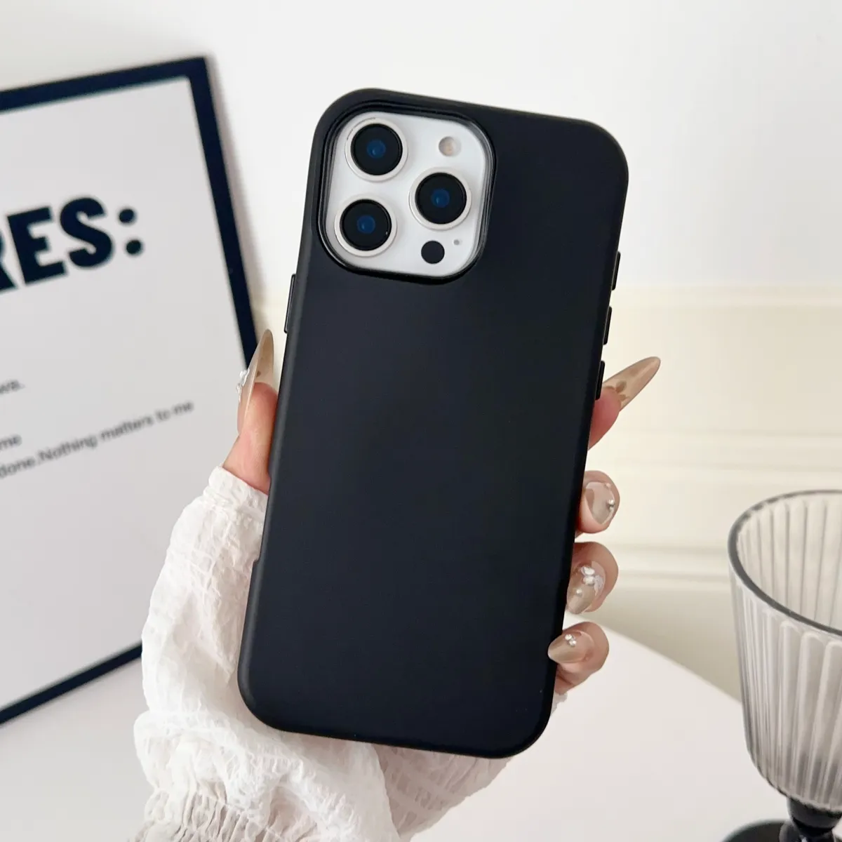 ins果冻壳适用iPhone15ProMax苹果14手机壳13pro新款11三合一12纯色13硬壳14promax男女15Plus防摔套大孔 - 图片 10
