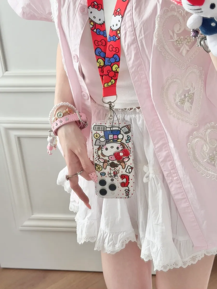 上班牛马Hellokitty适用可爱16ProMax苹果手机壳iPhone15Pro14pm卡通系13保护套 - 图片 6