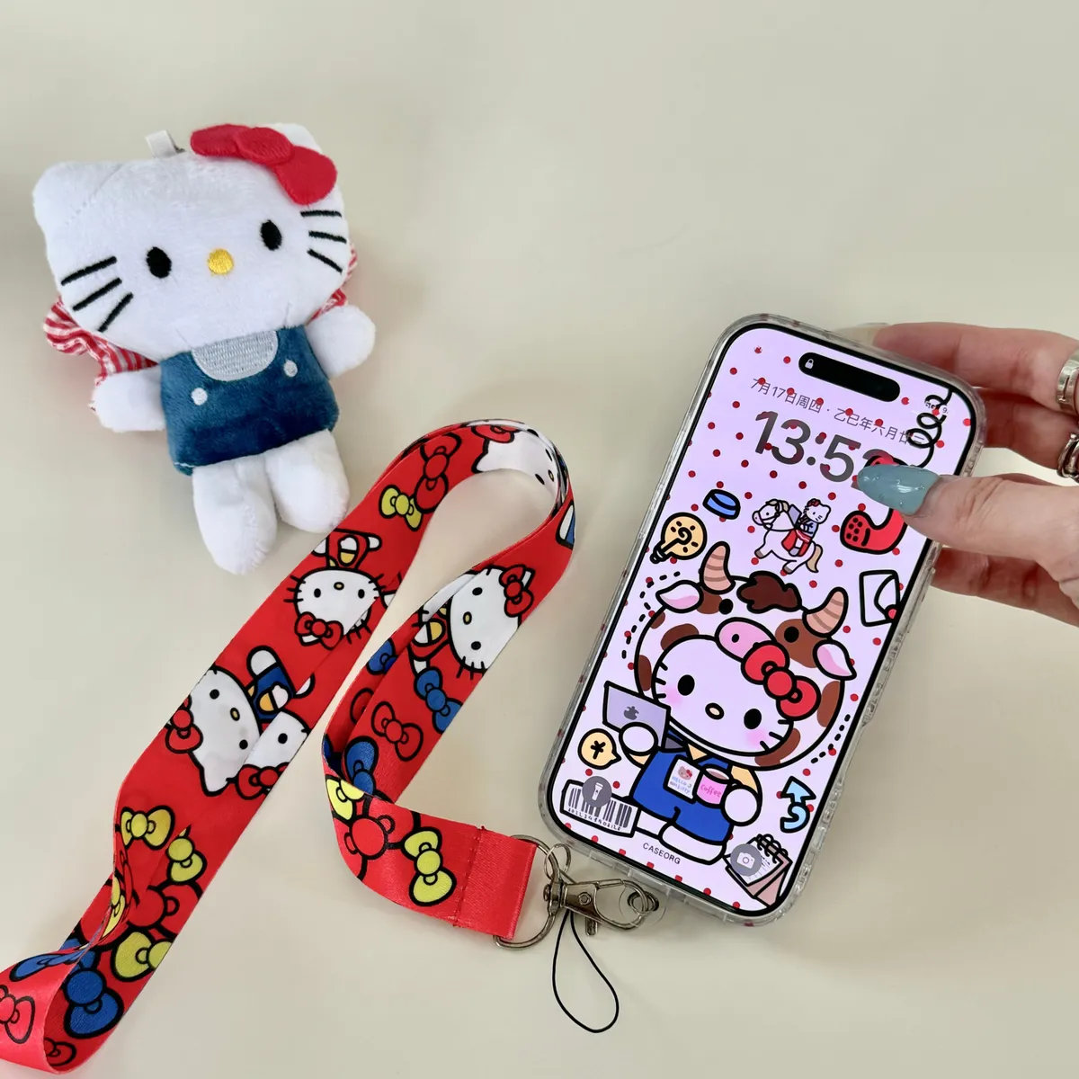 上班牛马Hellokitty适用可爱16ProMax苹果手机壳iPhone15Pro14pm卡通系13保护套 - 图片 9