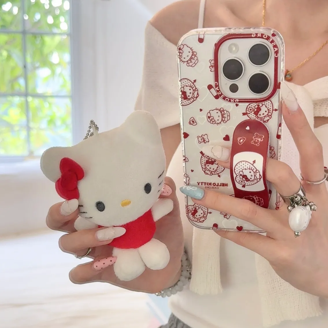 Hellokitty小护士创可贴适用可爱16ProMax苹果手机壳iPhone15Pro14pm卡通系13保护套 - 图片 5