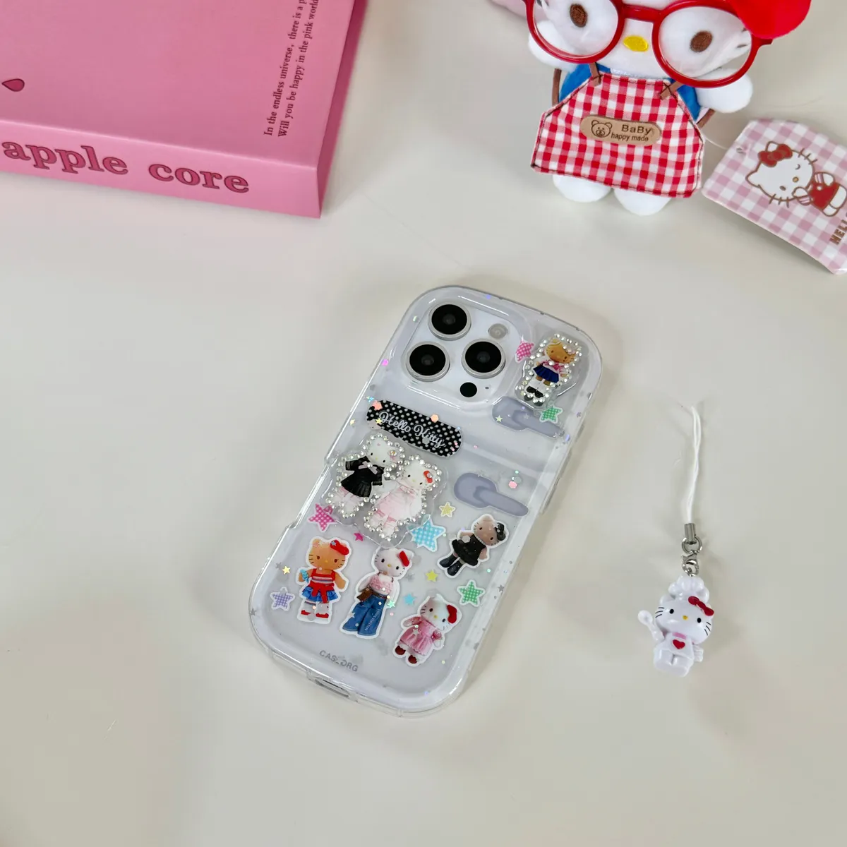 长腿hellokitty冰箱适用可爱16ProMax苹果手机壳iPhone15Pro14pm卡通系13保护套 - 图片 2