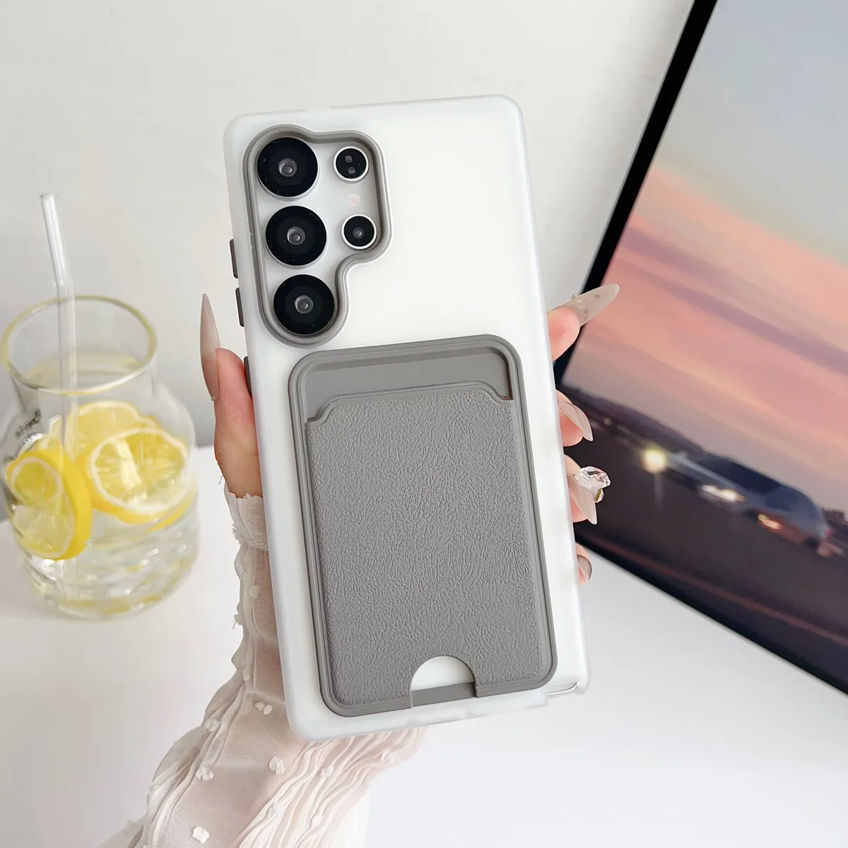 适用iPhone15pro卡包手机壳新款苹果14promaxTPU13插卡槽12卡套一体11女款x可mini门禁卡7带卡包IP17 PRO MAX - 图片 3