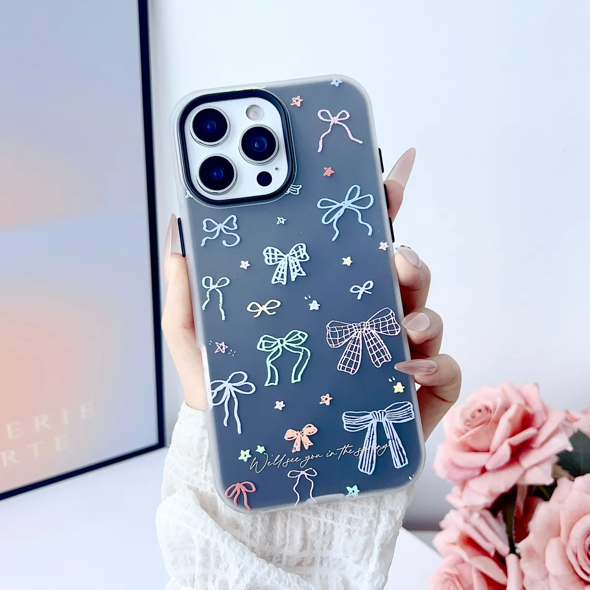 新款立体刺绣波点南瓜适用iPhone16手机壳苹果15ProMax高级二合一14超火防摔保护壳女13小众不撞款16Pro网红