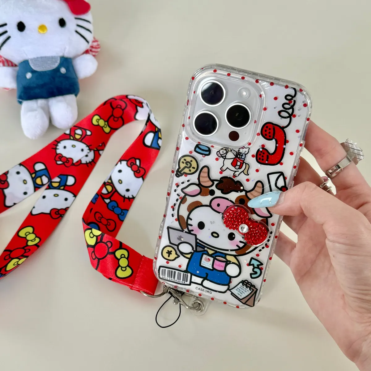上班牛马Hellokitty适用可爱16ProMax苹果手机壳iPhone15Pro14pm卡通系13保护套 - 图片 5