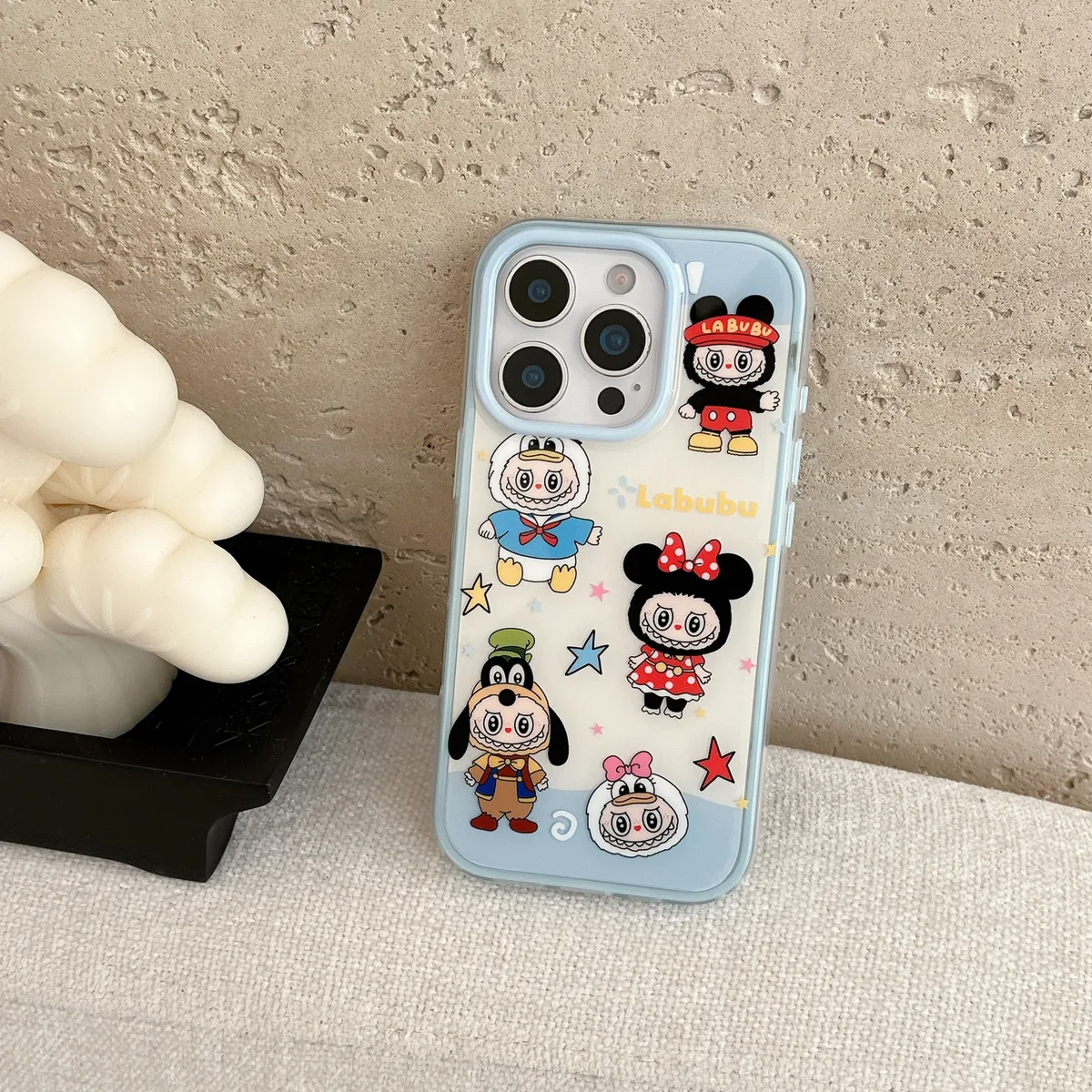 二合一卡通拉布公仔适用苹果16promax手机壳iPhone14Pro保护套 - 图片 6