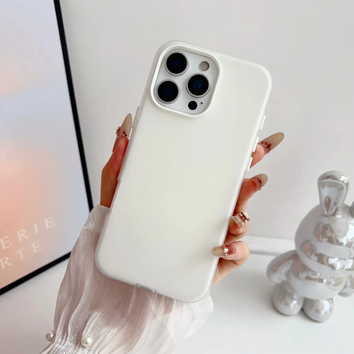 网红同款闪粉果冻壳纯色简约适用iphone13手机壳16 PRO MAX二合一苹果14promax少女11防摔xr时尚15保护套硬壳16新款 - 图片 6