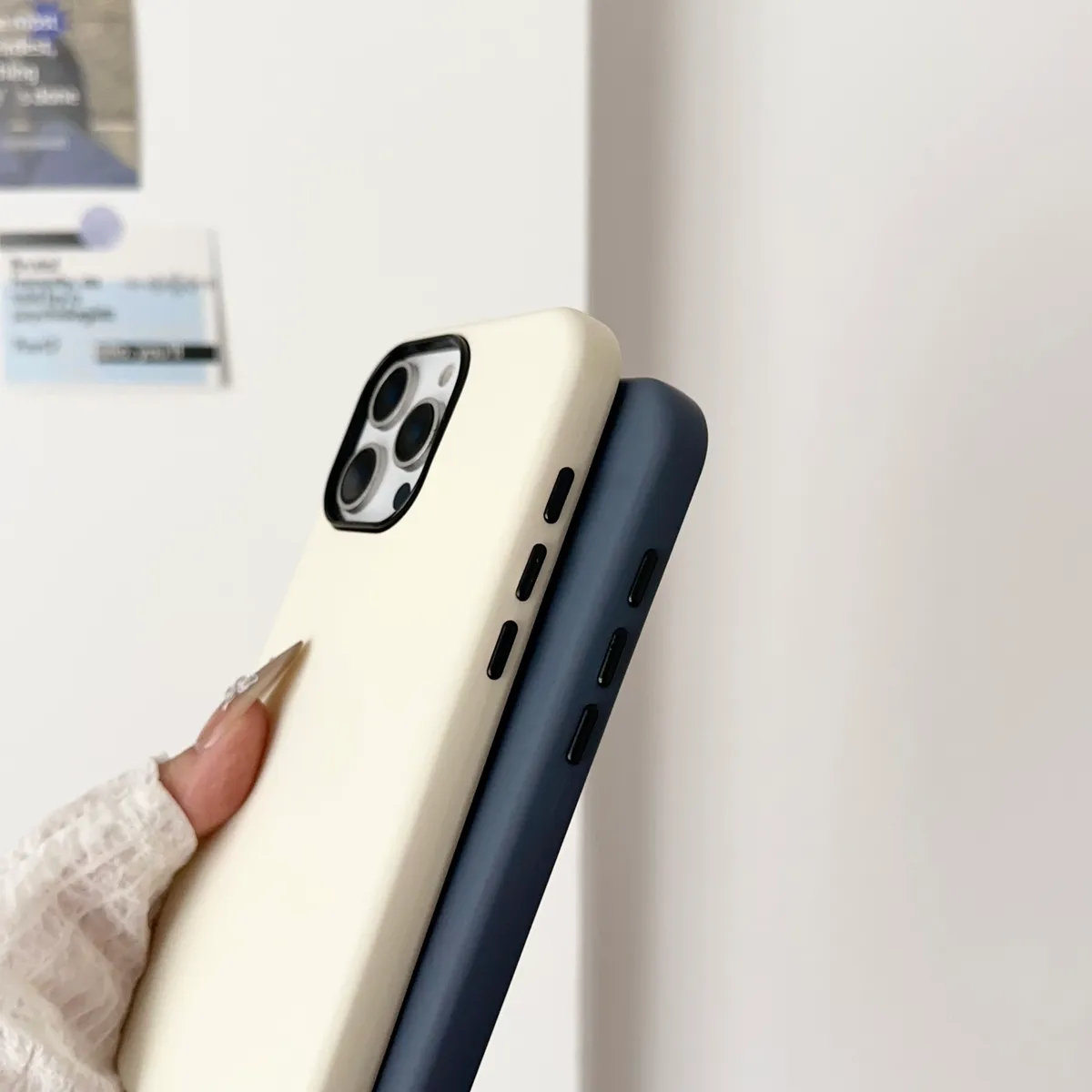 ins果冻壳适用iPhone15ProMax苹果14手机壳13pro新款11三合一12纯色13硬壳14promax男女15Plus防摔套大孔 - 图片 7