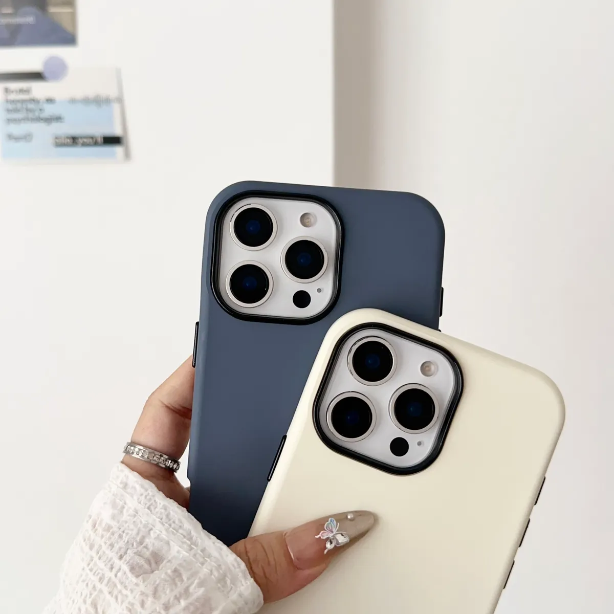 ins果冻壳适用iPhone15ProMax苹果14手机壳13pro新款11三合一12纯色13硬壳14promax男女15Plus防摔套大孔 - 图片 6