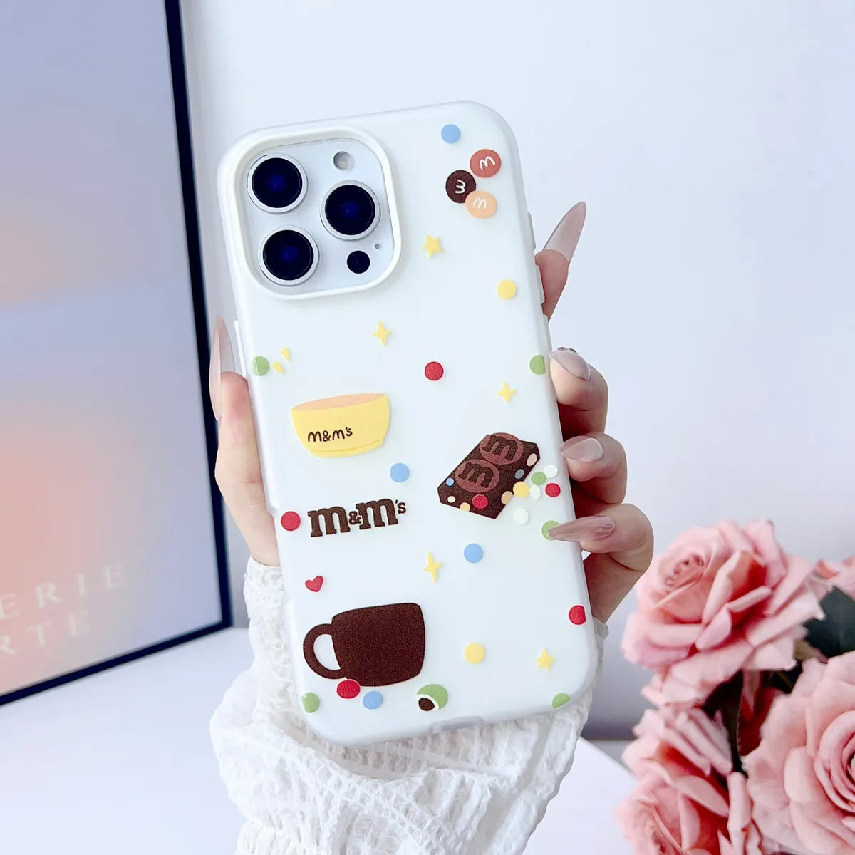 新款立体刺绣波点南瓜适用iPhone16手机壳苹果15ProMax高级二合一14超火防摔保护壳女13小众不撞款16Pro网红 - 图片 8
