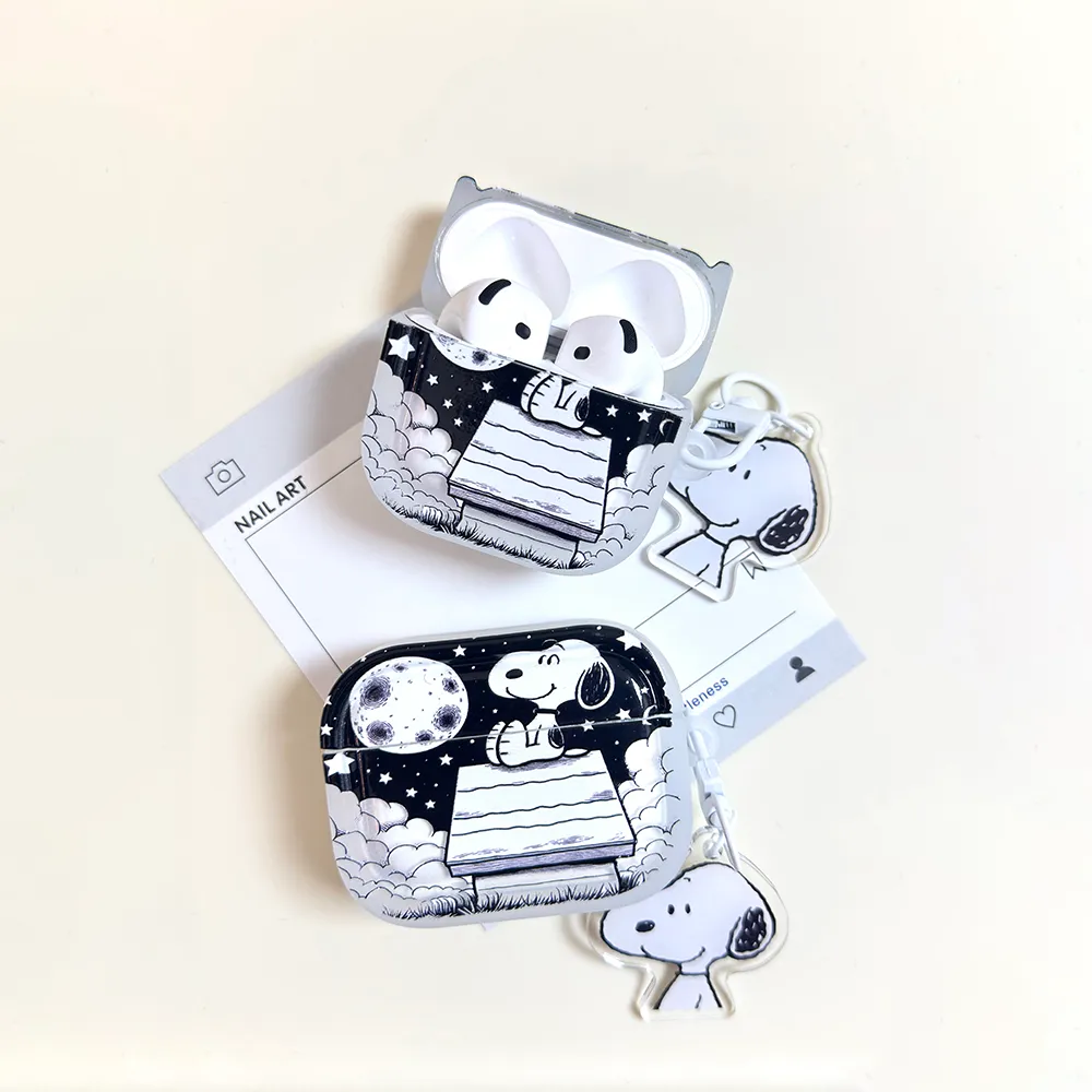 卡通史努比适用airpods4保护套苹果耳机壳airpodspro2蓝牙四代软 - 图片 6