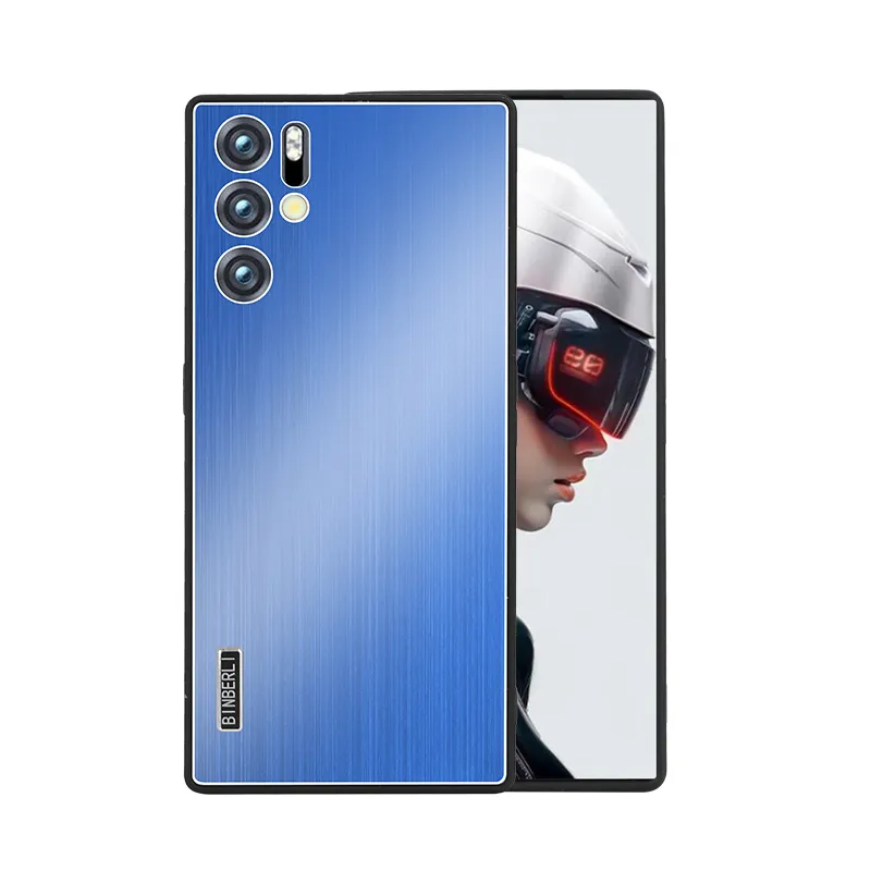 适用红魔9pro手机壳精孔镜头红魔9pro+高档保护套新款红魔10pro+金属背板防滑潮款新级感商务简约