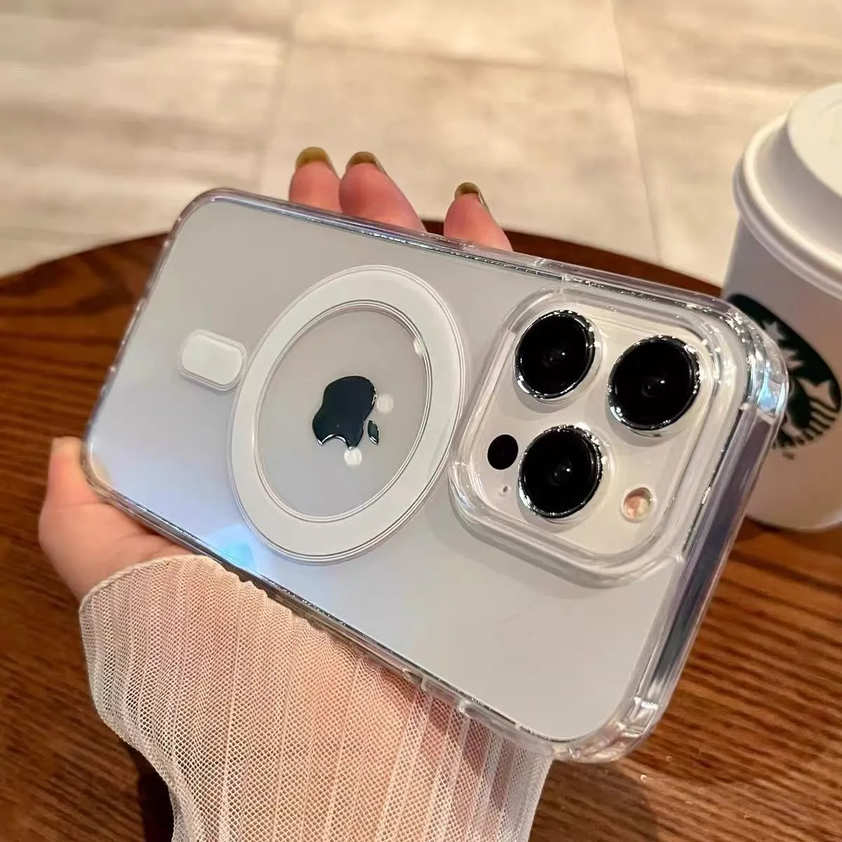 magsafe充电磁吸适用苹果16手机壳iphone15promax保护套14pro透明13新款防摔12高档11全包保护套硬壳 - 图片 9