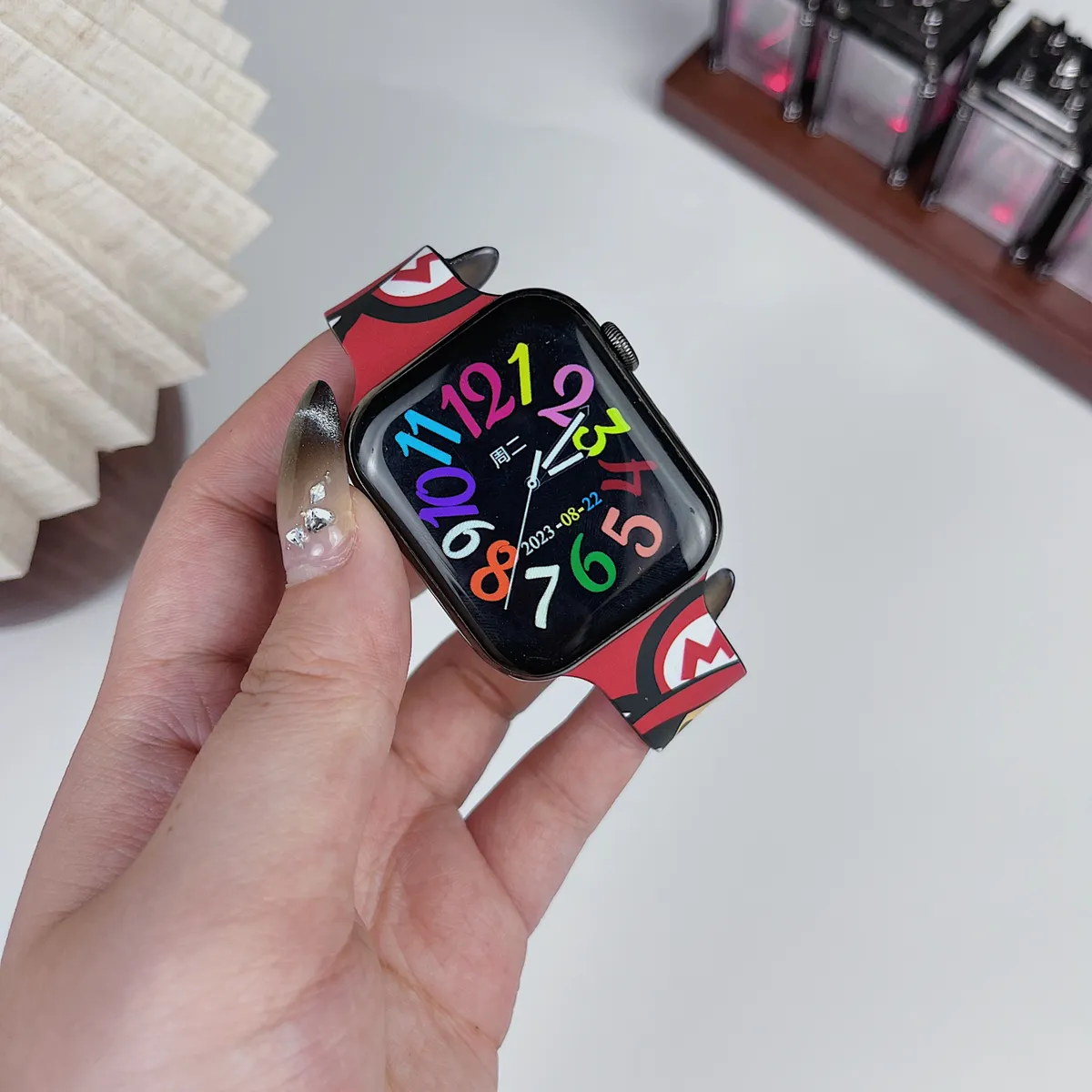 苹果-CASETiFY表带哆啦A梦联名皮卡丘-硅胶材质适用S1-S10腕带S9高级感表带S8 - 图片 5