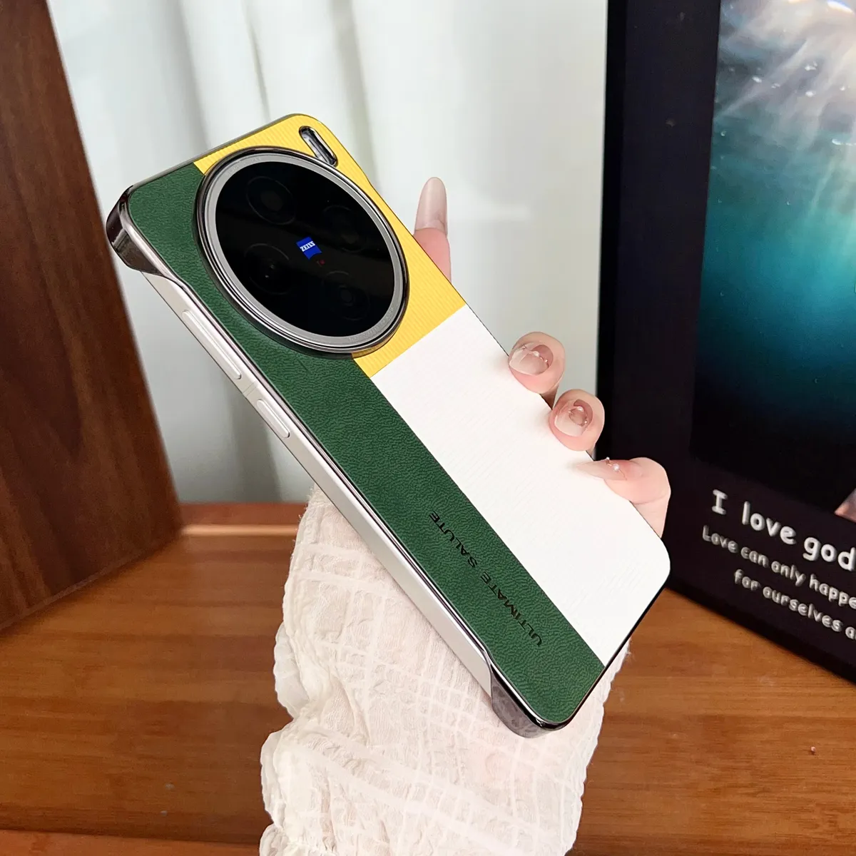 适用于X200系列型格红绿三色拼接手机壳 - 图片 9