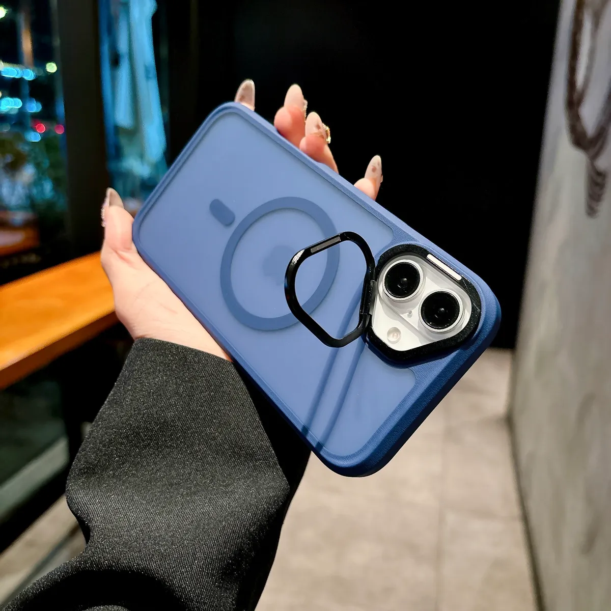 极智先锋磁吸支架系列适用iphone苹果Magsafe磁吸充电带镜头支架保护壳全包防摔高级感 - 图片 3