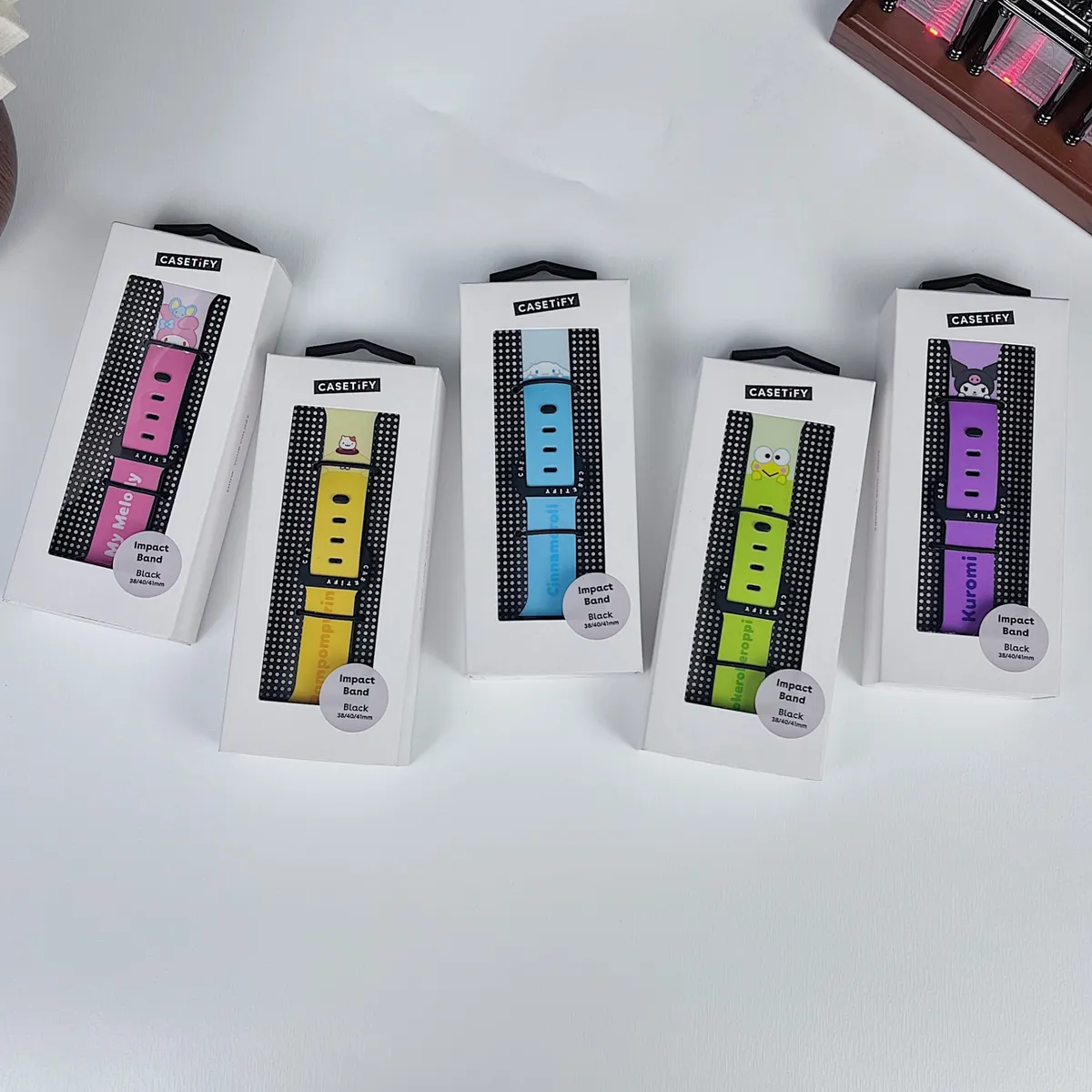 苹果-CASETiFY表带彩色三丽鸥-硅胶材质适用S1-S10腕带S9高级感表带S8 - 图片 2