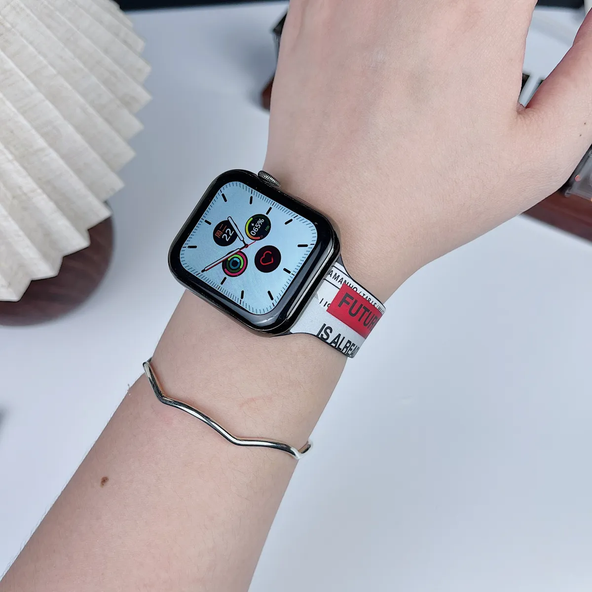 苹果-CASETiFY表带黑蛇王男款-硅胶材质适用S1-S10腕带S9高级感表带S8 - 图片 6