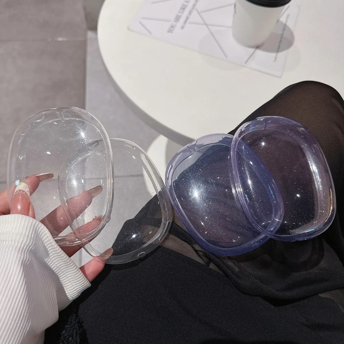 适用AirPods Max/Max2苹果头戴式耳机保护套壳Max2防划头戴式耳机闪粉软壳 - 图片 2