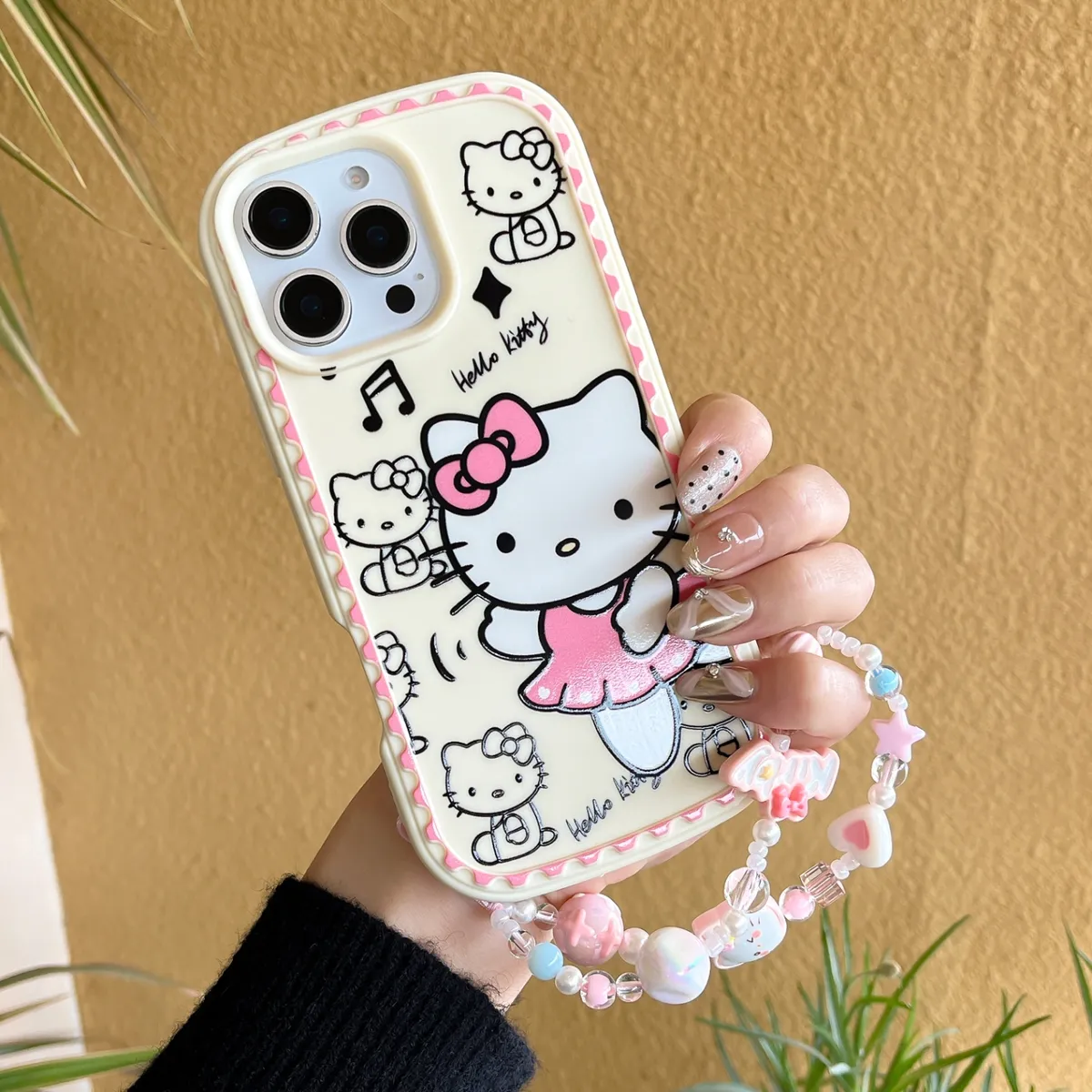 防尘塞推窗 裙子KT卡通HelloKitty猫适用苹果14手机壳iPhone15promax全包13透明可爱16pro少女 - 图片 9