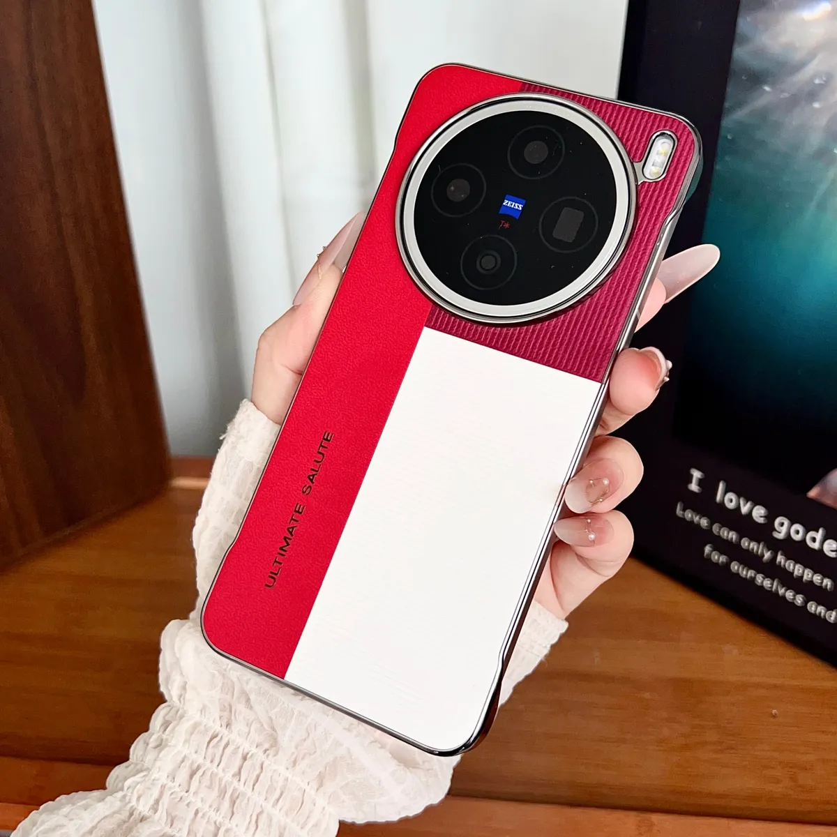 适用于X200系列型格红绿三色拼接手机壳 - 图片 8