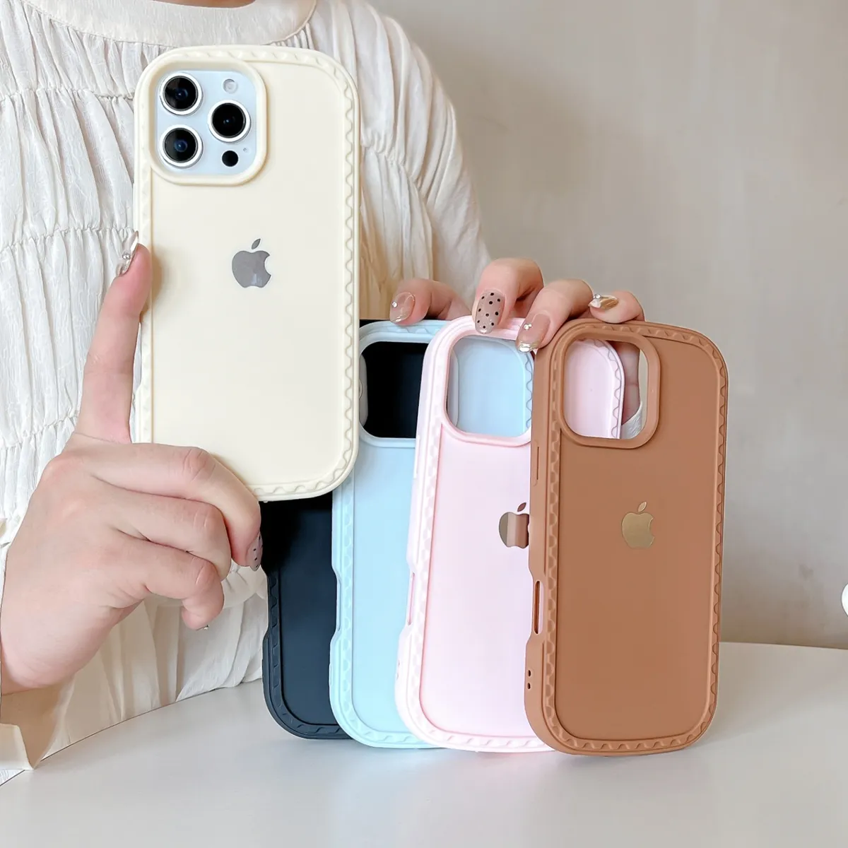 新模具防尘塞推窗 苹果LOGO适用于苹果iPhone16promax手机壳全新15promax防摔苹果14promax保护套13promax防摔 - 图片 5