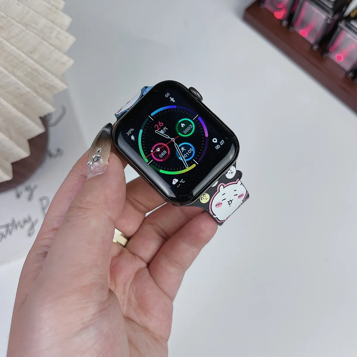 苹果-CASETiFY表带吉伊卡哇黄油小熊-硅胶材质适用S1-S10腕带S9高级感表带S8 - 图片 2