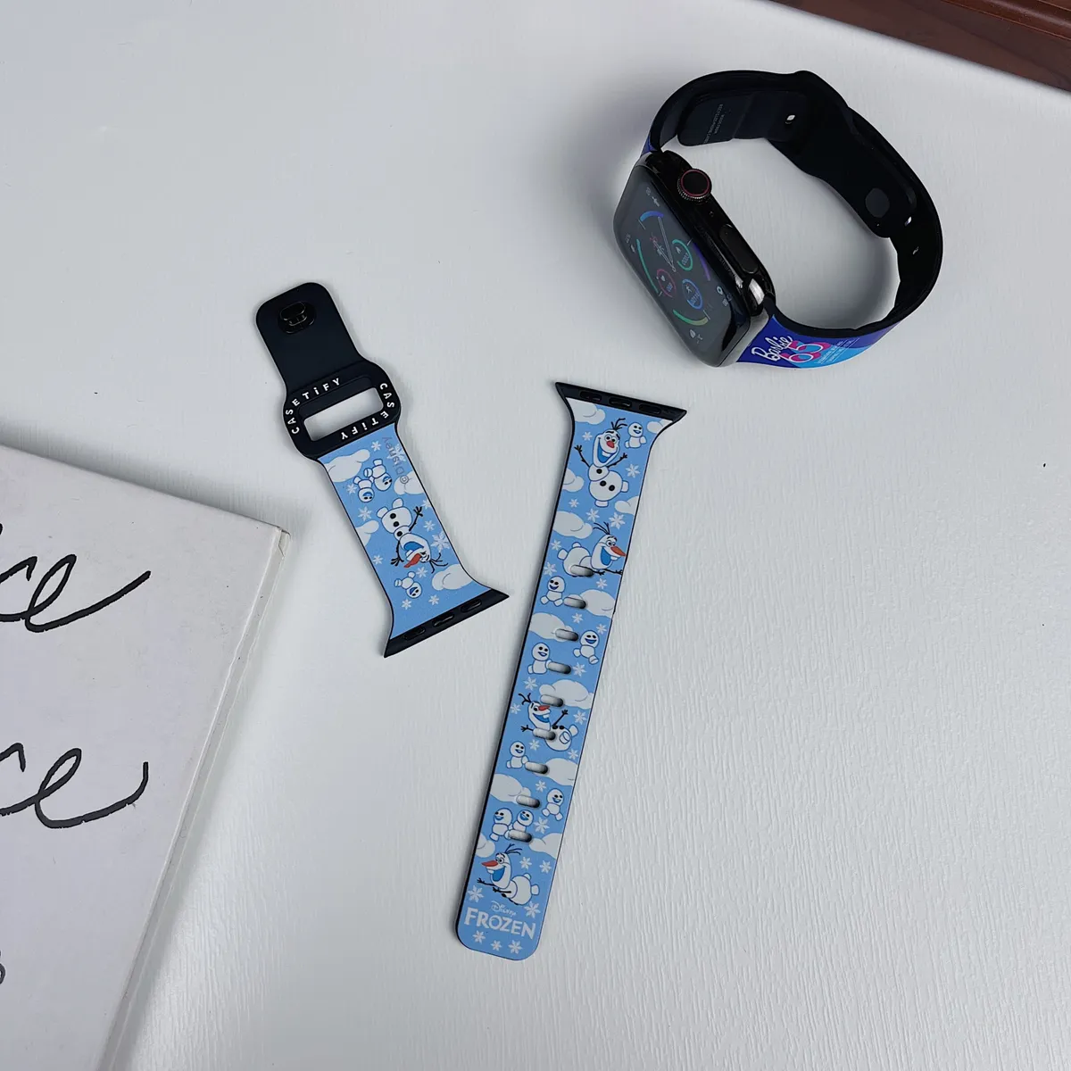 苹果-CASETiFY表带芭比迪士尼公主联名-硅胶材质适用S1-S10腕带S9高级感表带S8 - 图片 3