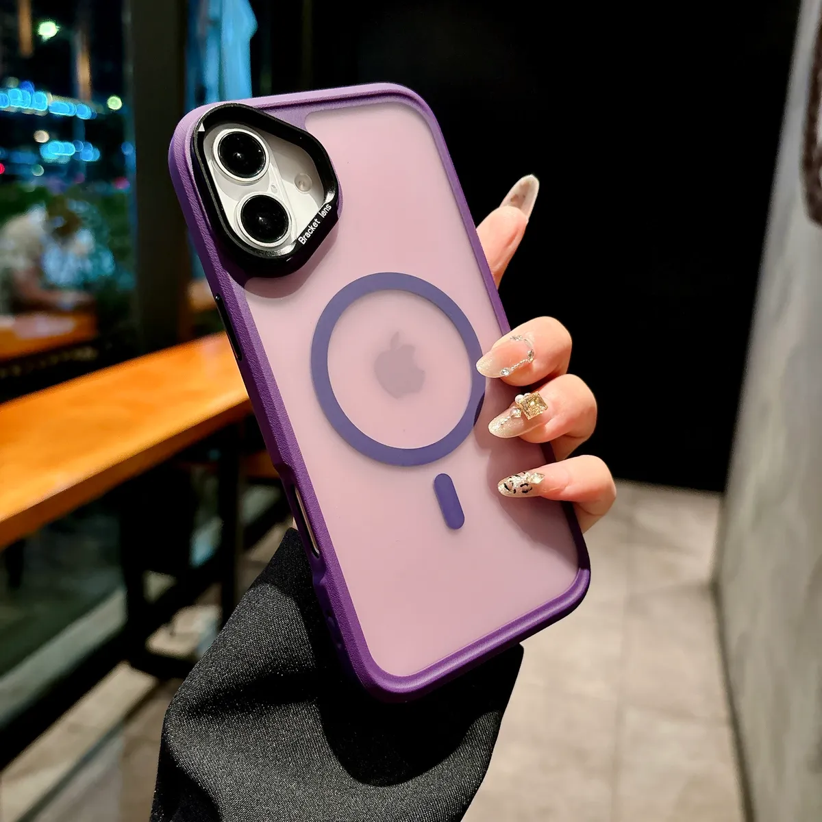 极智先锋磁吸支架系列适用iphone苹果Magsafe磁吸充电带镜头支架保护壳全包防摔高级感 - 图片 5