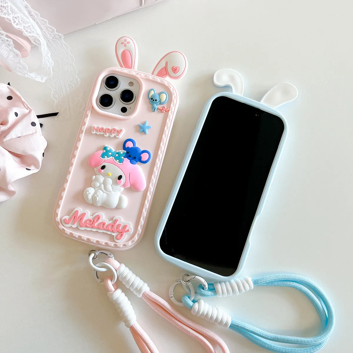 新模具 卡通美乐蒂适用iPhone15promax防摔苹果14promax手机壳16promax手机壳13promax - 图片 3