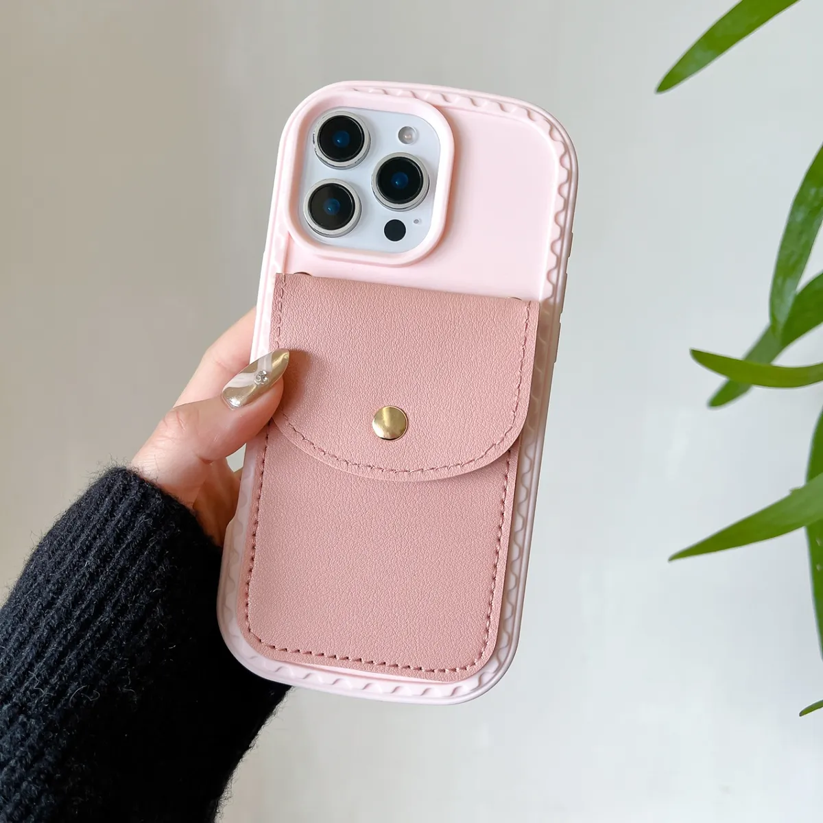 新模具防尘塞推窗卡包适用苹果15promax手机壳16promax保护套14promax挂绳13promax手机壳 - 图片 3