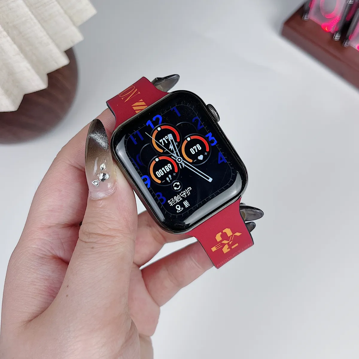 苹果-CASETiFY表带EVA高达联名-硅胶材质适用S1-S10腕带S9高级感表带S8 - 图片 3