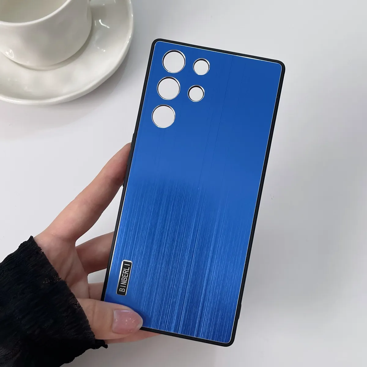 适用红魔10PRO金属背板拉丝手机壳防摔tpu边框红魔10pro+超薄散热保护套男女 - 图片 10