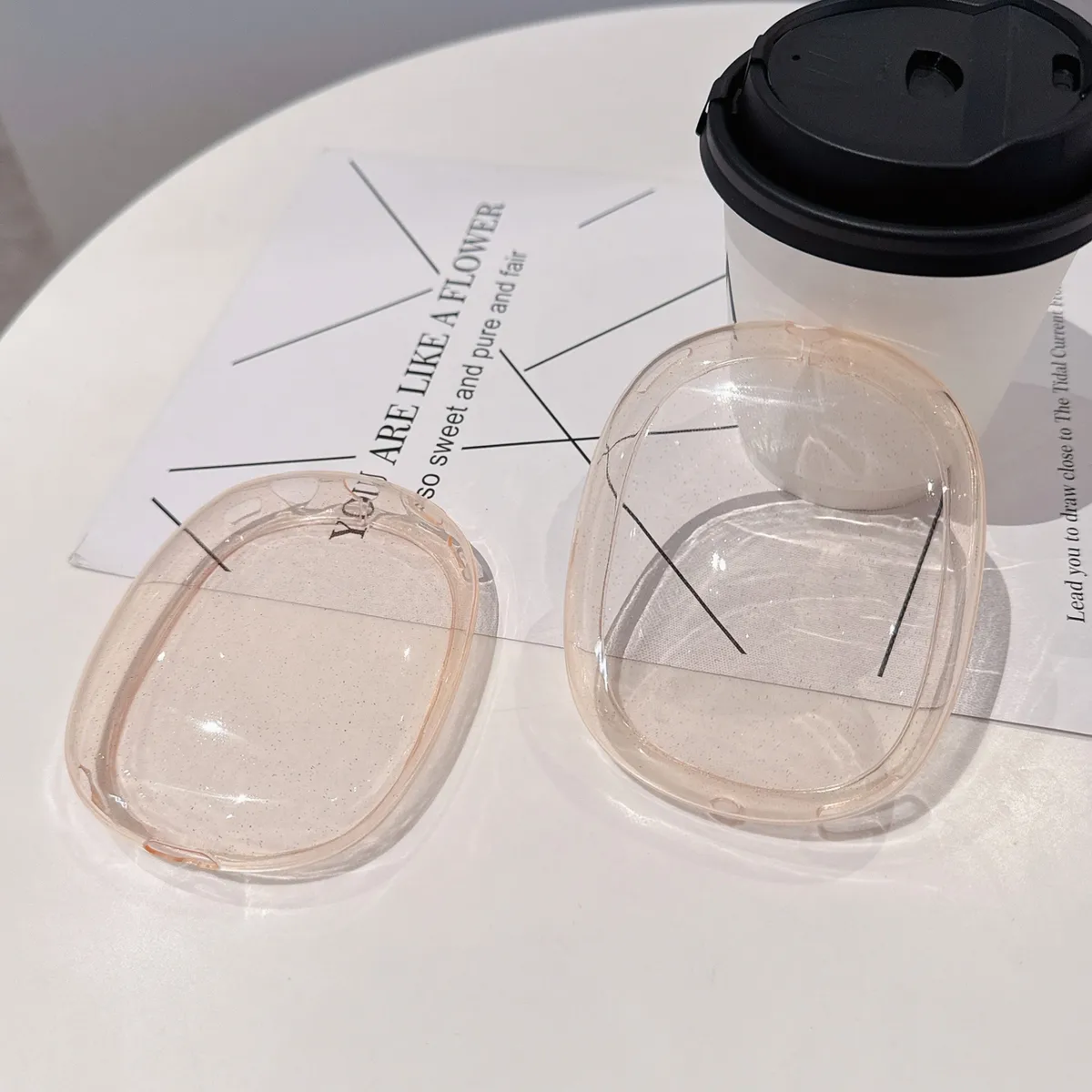 适用AirPods Max/Max2苹果头戴式耳机保护套壳Max2防划头戴式耳机闪粉软壳 - 图片 8