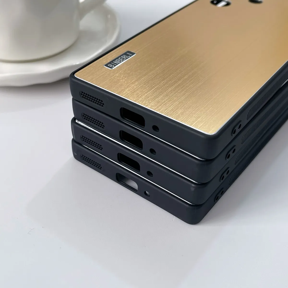 适用红魔10PRO金属背板拉丝手机壳防摔tpu边框红魔10pro+超薄散热保护套男女