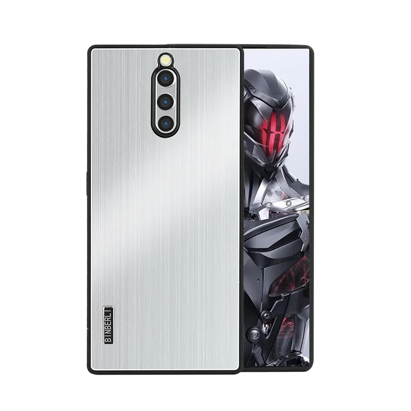 适用红魔8pro手机壳精孔镜头红魔8pro+高档保护套新款红魔9pro+金属背板防滑潮款新级感商务简约 - 图片 6