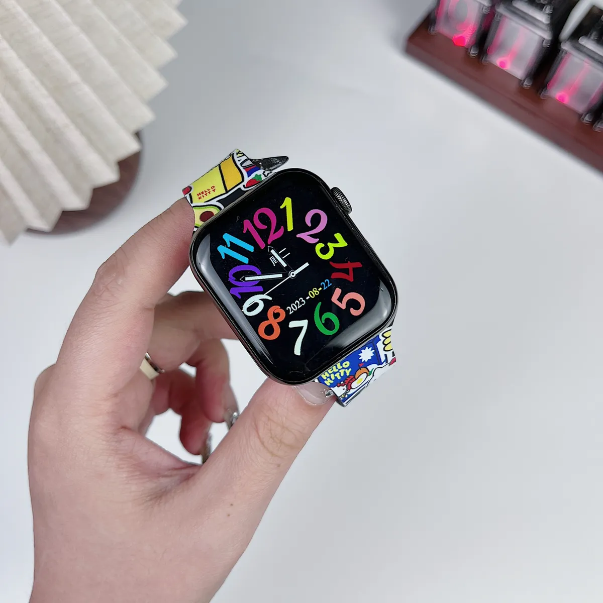 苹果-CASETiFY联名KT猫表带-硅胶材质适用S1-S10腕带S9高级感表带S8 - 图片 2