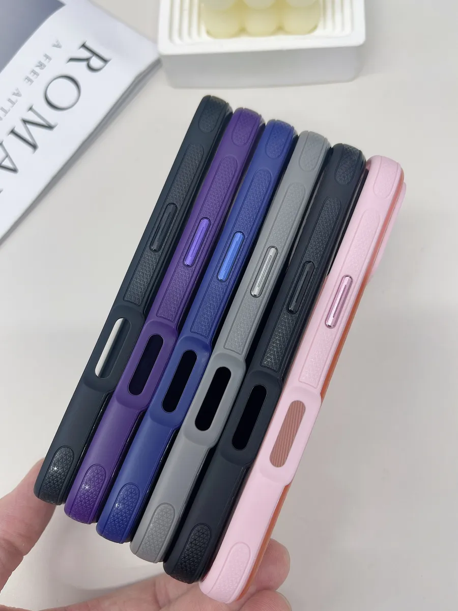 适用iphone苹果超薄碳纤维纹手机壳凯夫拉防滑防摔五金按键时尚保护套 - 图片 6
