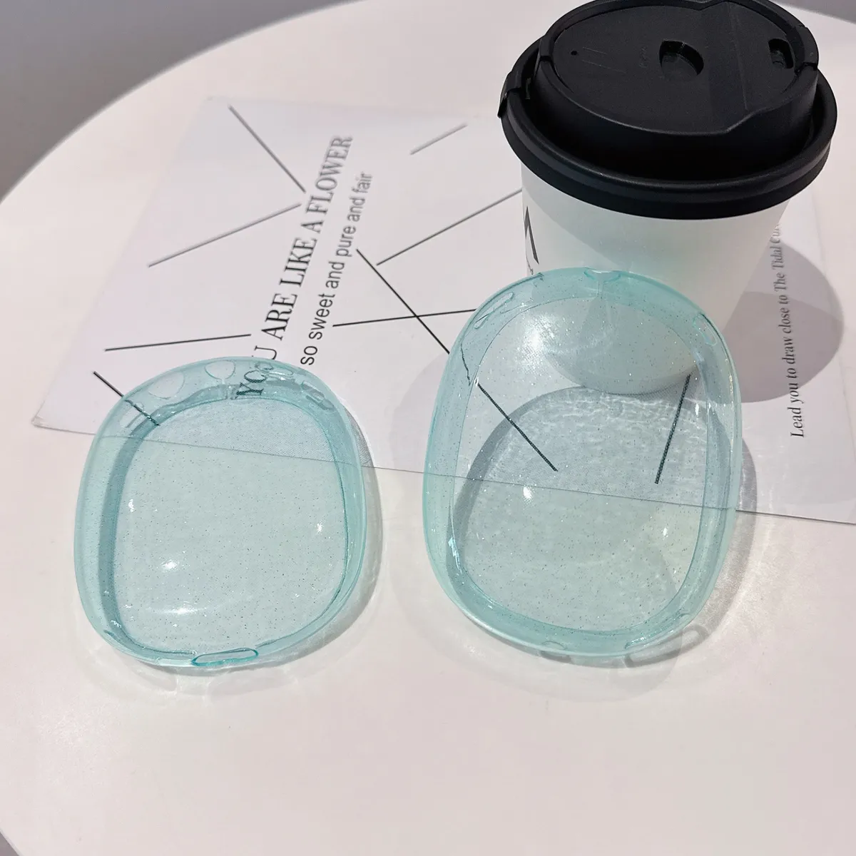 适用AirPods Max/Max2苹果头戴式耳机保护套壳Max2防划头戴式耳机闪粉软壳 - 图片 3
