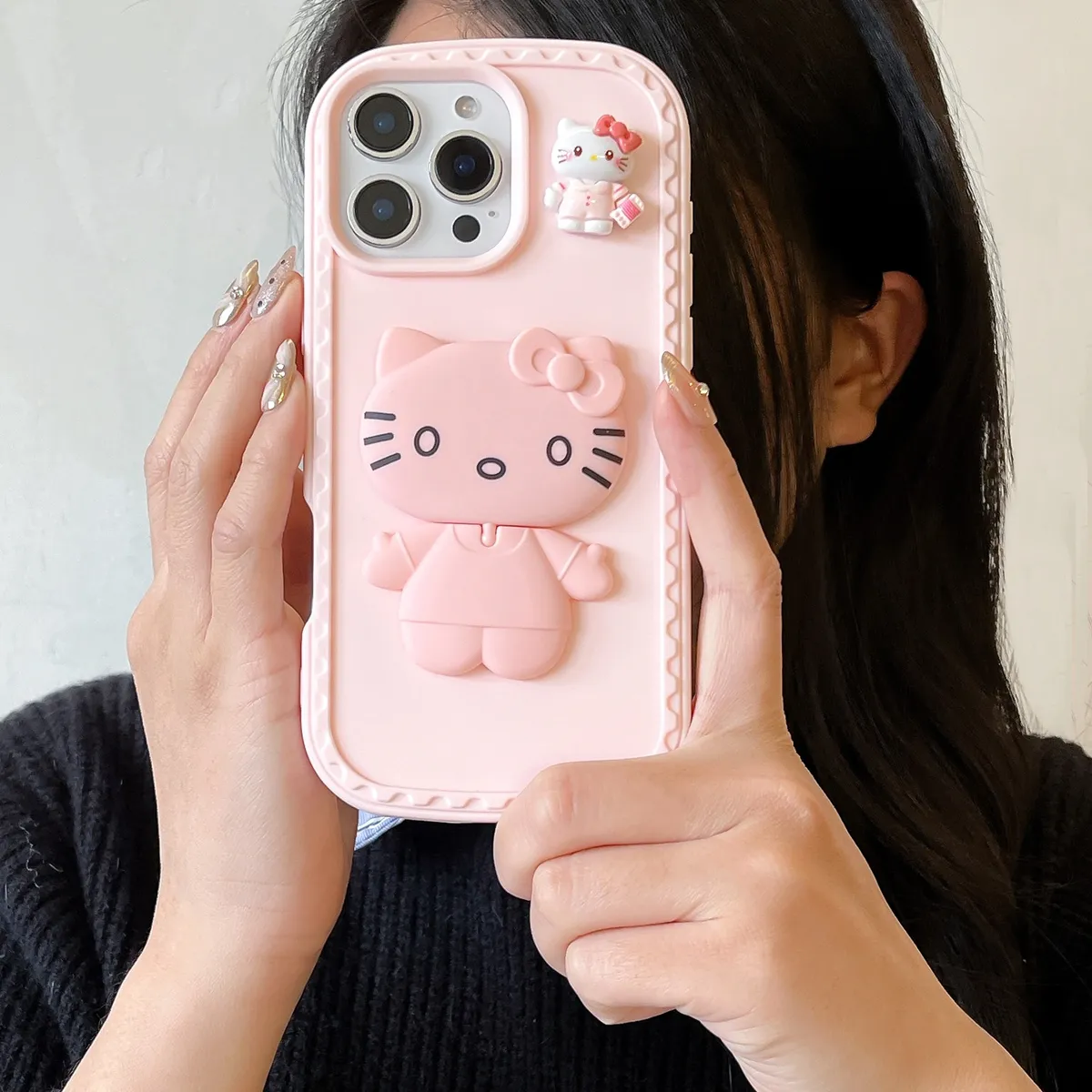 新模具防尘塞推窗KT猫适用苹果15promax手机壳新款iphone16promax保护套14promax防摔13promax - 图片 2