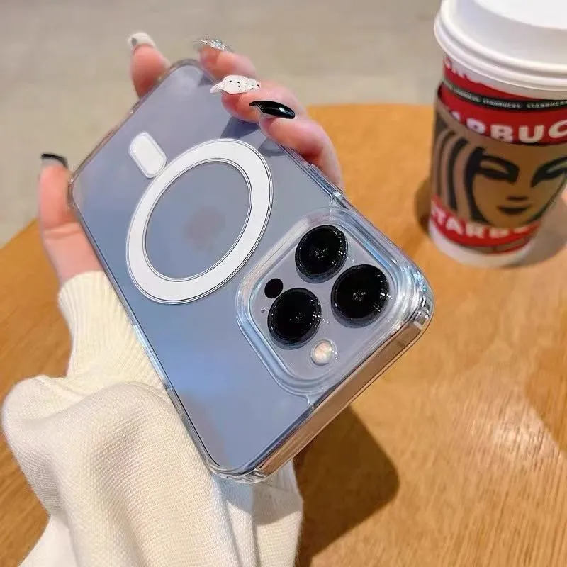 magsafe充电磁吸适用苹果16手机壳iphone15promax保护套14pro透明13新款防摔12高档11全包保护套硬壳 - 图片 7