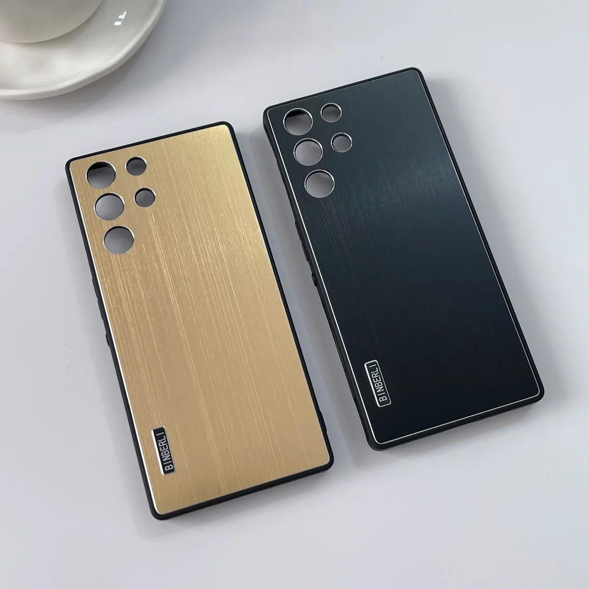 适用红魔10PRO金属背板拉丝手机壳防摔tpu边框红魔10pro+超薄散热保护套男女 - 图片 2