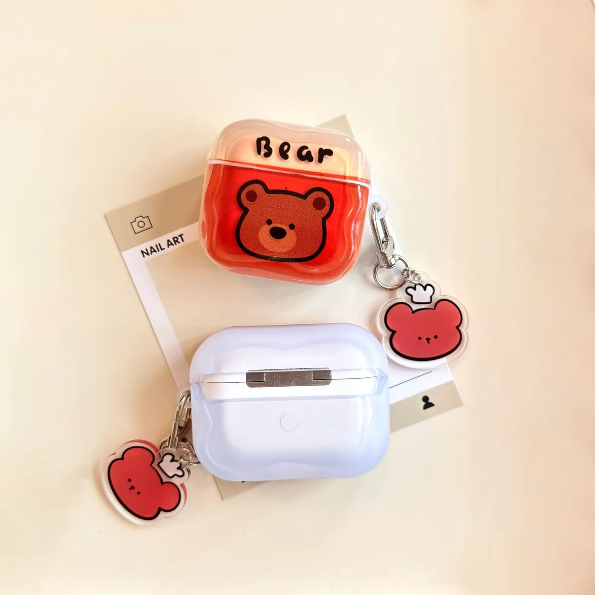 卡通可爱小熊适用Airpods4代耳机保护套pro2二三代苹果蓝牙3代 - 图片 7