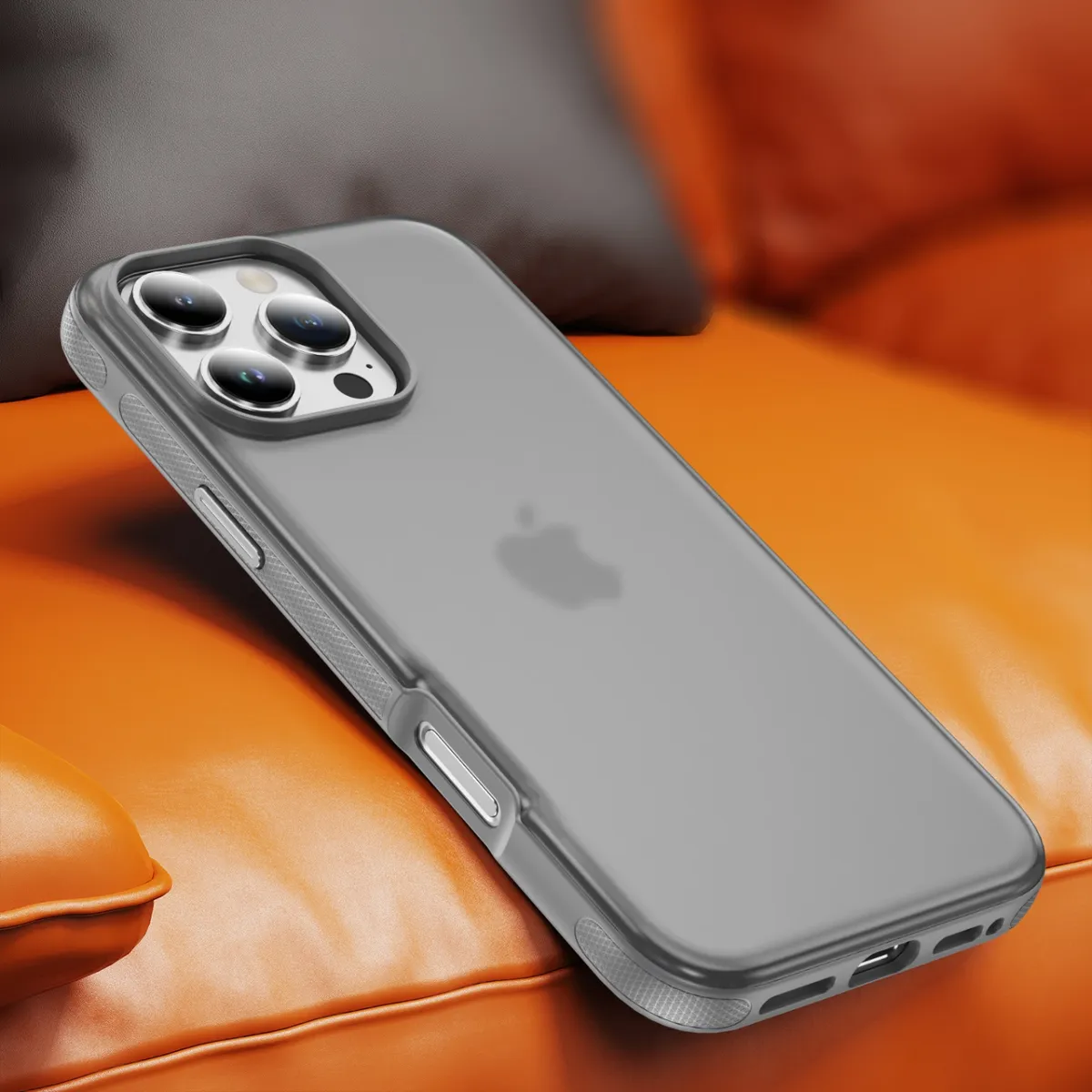图拉思肤感平面高级感防指纹抗震防摔半透明适用苹果iphone系列 - 图片 9