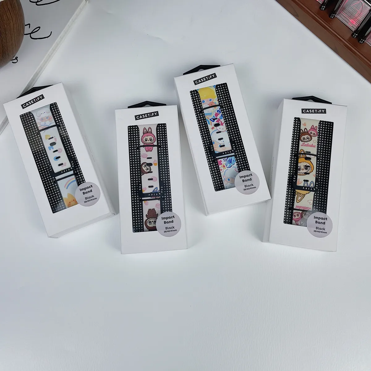 苹果-CASETiFY表带泡泡玛特迪蒙拉布布-硅胶材质适用S1-S10腕带S9高级感表带S8 - 图片 7