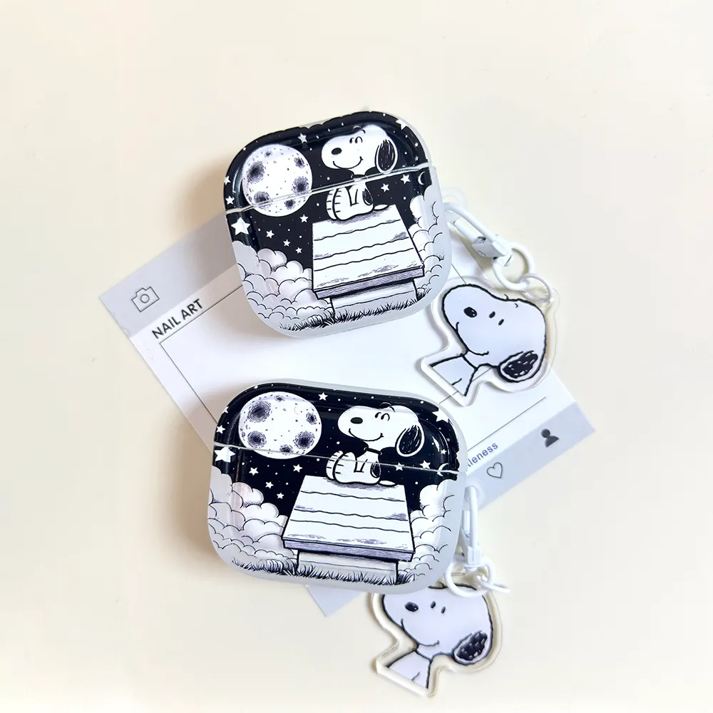卡通史努比适用airpods4保护套苹果耳机壳airpodspro2蓝牙四代软 - 图片 4