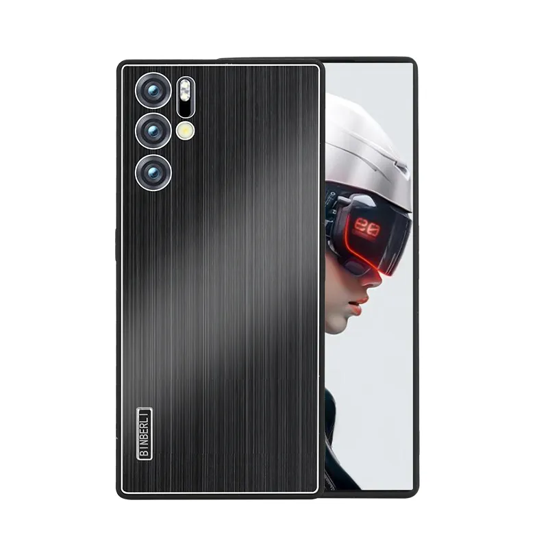 适用红魔9pro手机壳精孔镜头红魔9pro+高档保护套新款红魔10pro+金属背板防滑潮款新级感商务简约 - 图片 2