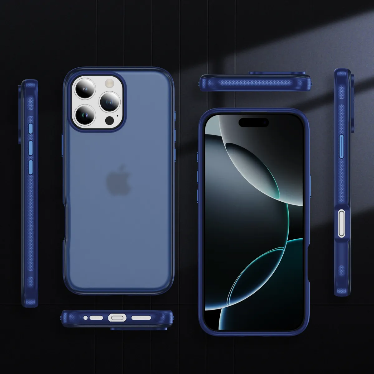 图拉思肤感平面高级感防指纹抗震防摔半透明适用苹果iphone系列 - 图片 5