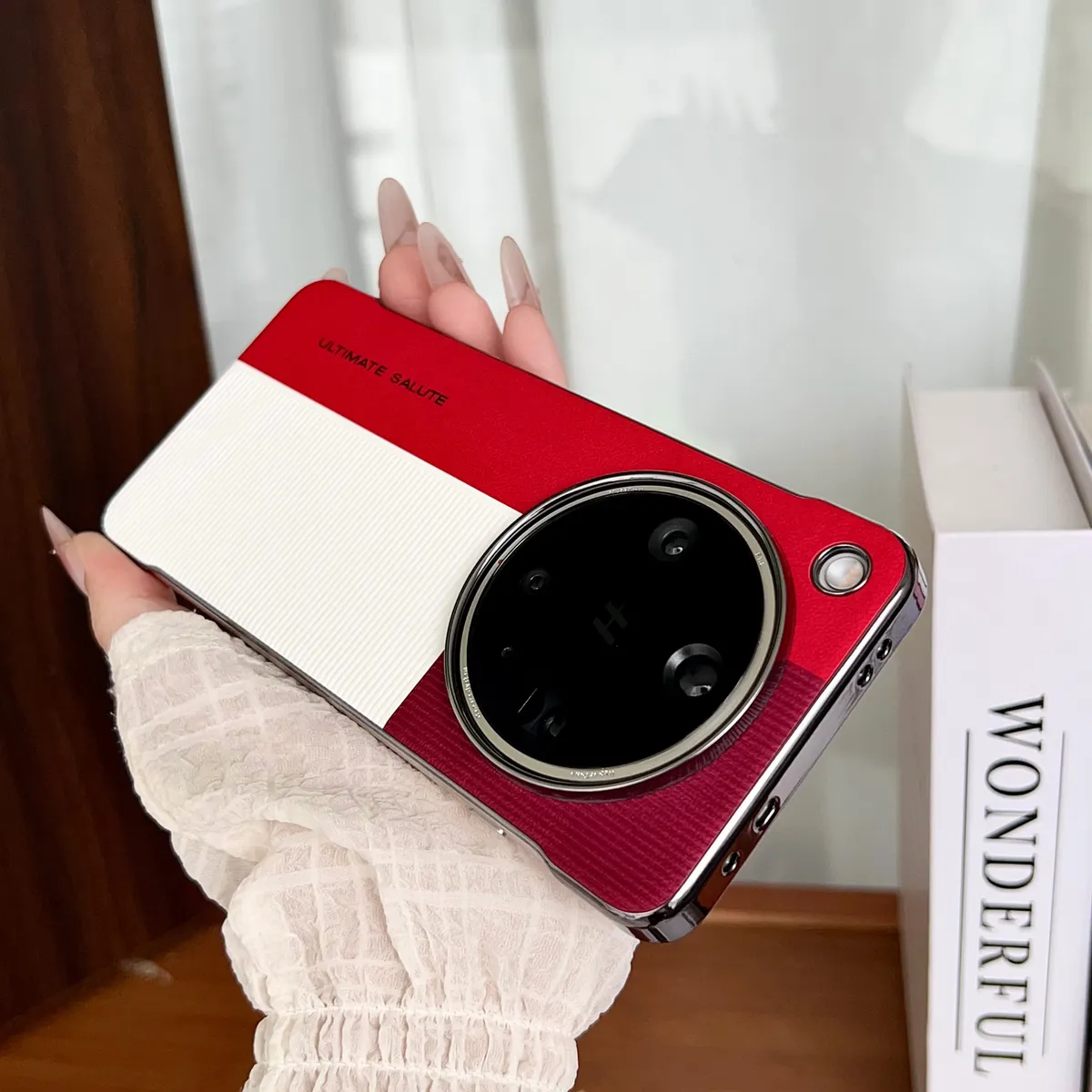 适用于OPPOX8系列型格红绿三色拼接手机壳 - 图片 6