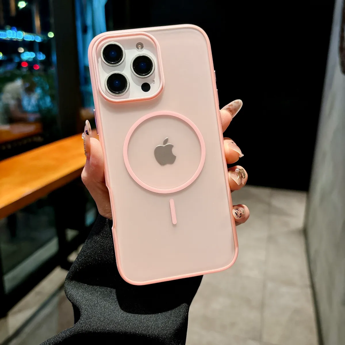 图拉思支点壳新款细圈磁吸苹果iPhone系列手机壳适用苹果MagSafe保护壳纯色磨砂肤感全包防摔软胶壳