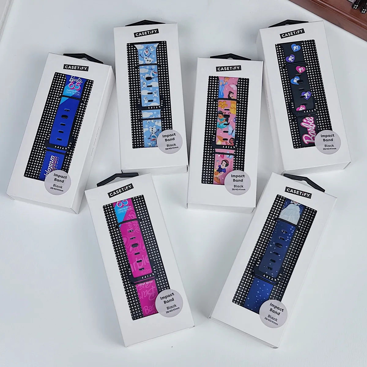 苹果-CASETiFY表带芭比迪士尼公主联名-硅胶材质适用S1-S10腕带S9高级感表带S8 - 图片 6